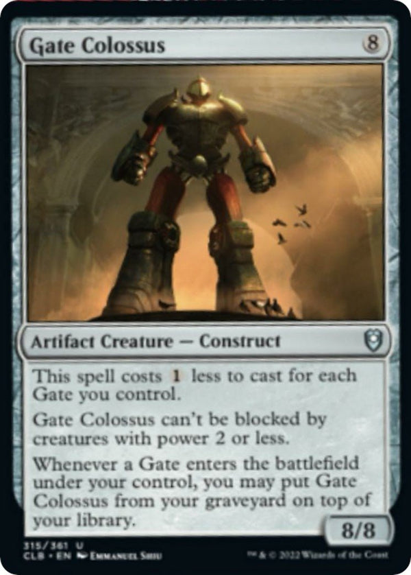 Gate Colossus [CLB - 315] - Cartes Sportives Rive Sud