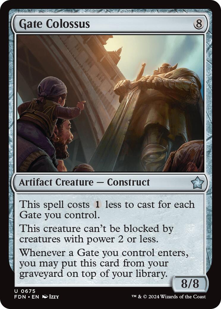 Gate Colossus [FDN - 675] - Cartes Sportives Rive Sud