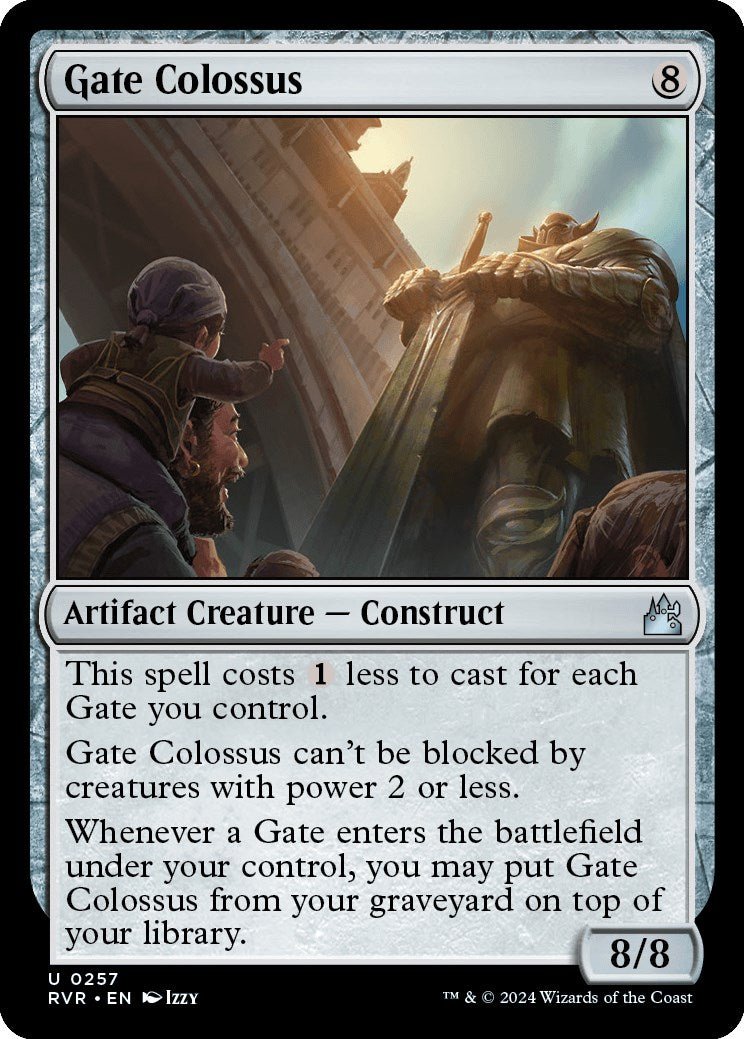 Gate Colossus [RVR - 257] - Cartes Sportives Rive Sud