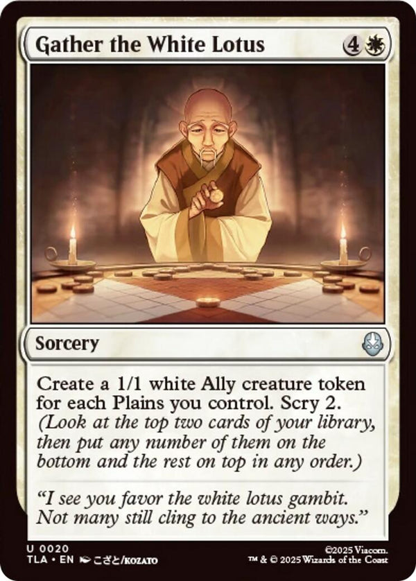 Gather the White Lotus [TLA - 20] - Cartes Sportives Rive Sud