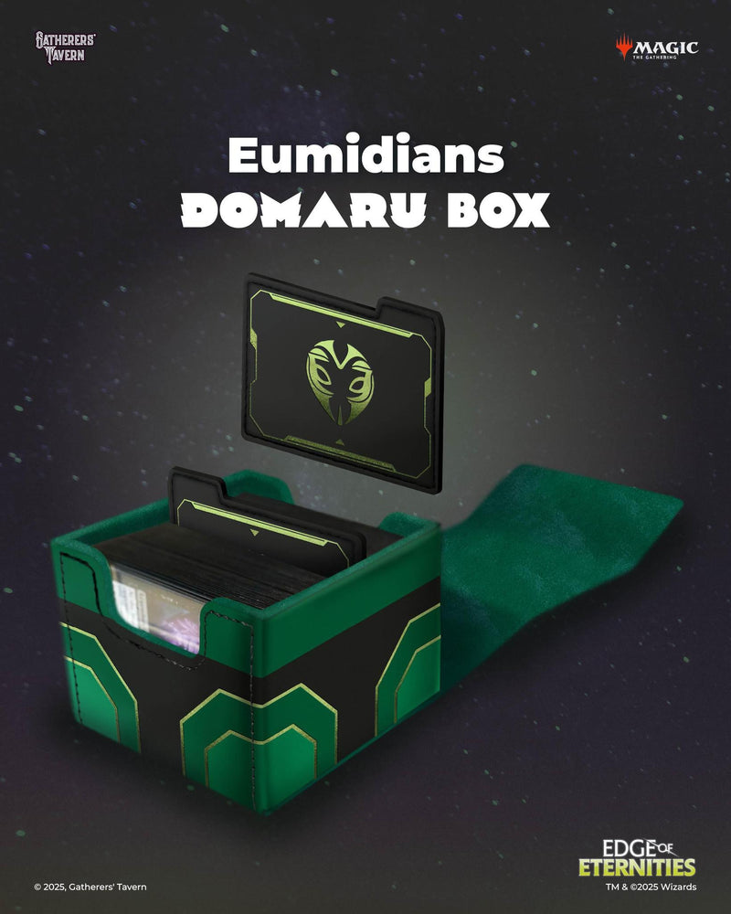 Gatherers Tavern Edge Of Eternities Premium Foil Domaru Box Eumidians - Cartes Sportives Rive Sud