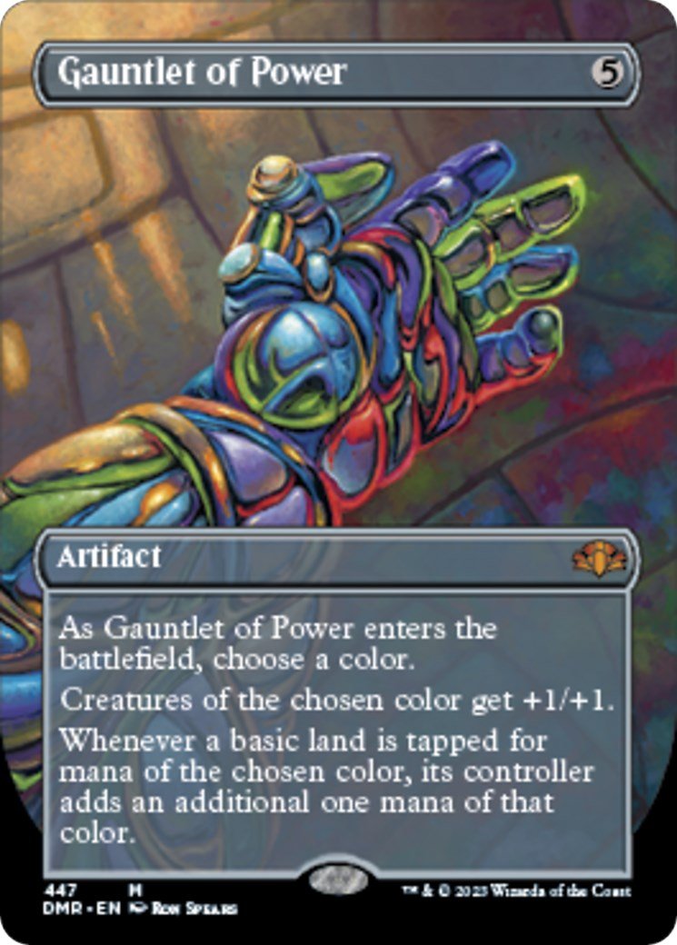 Gauntlet of Power (Borderless) [DMR - 447] - Cartes Sportives Rive Sud