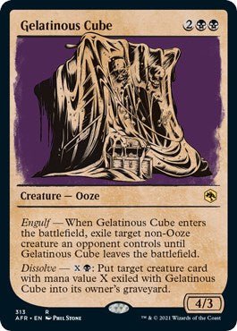 Gelatinous Cube (Showcase) [AFR - 313] - Cartes Sportives Rive Sud