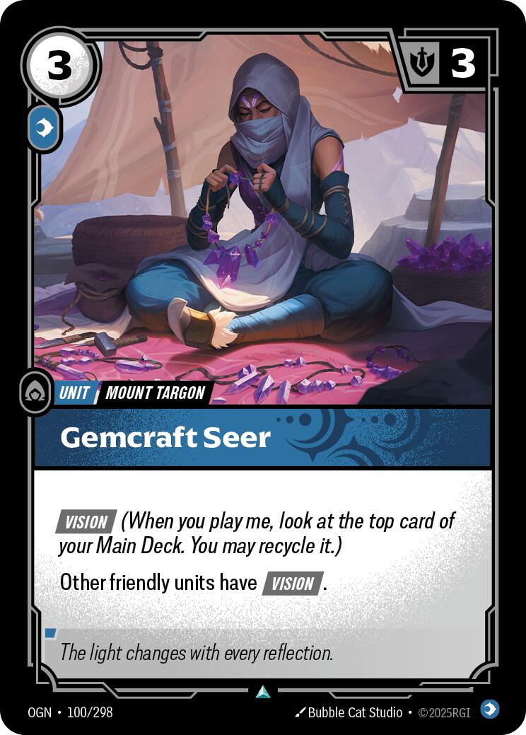 Gemcraft Seer [OGN - 100/298] - Cartes Sportives Rive Sud