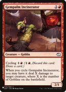 Gempalm Incinerator [LIST - 039/063] - Cartes Sportives Rive Sud