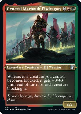General Marhault Elsdragon (Foil Etched) [DMC - 53] - Cartes Sportives Rive Sud