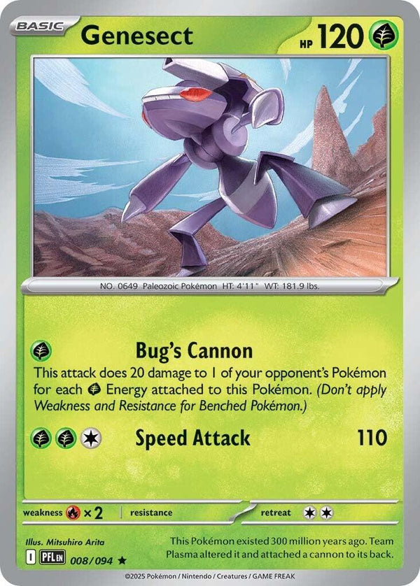 Genesect [PFL - 008/094] - Cartes Sportives Rive Sud