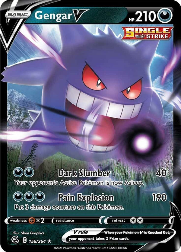 Gengar V [SWSH08 - 156/264] - Cartes Sportives Rive Sud
