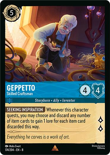 Geppetto - Skilled Craftsman [8 - 174/204] - Cartes Sportives Rive Sud