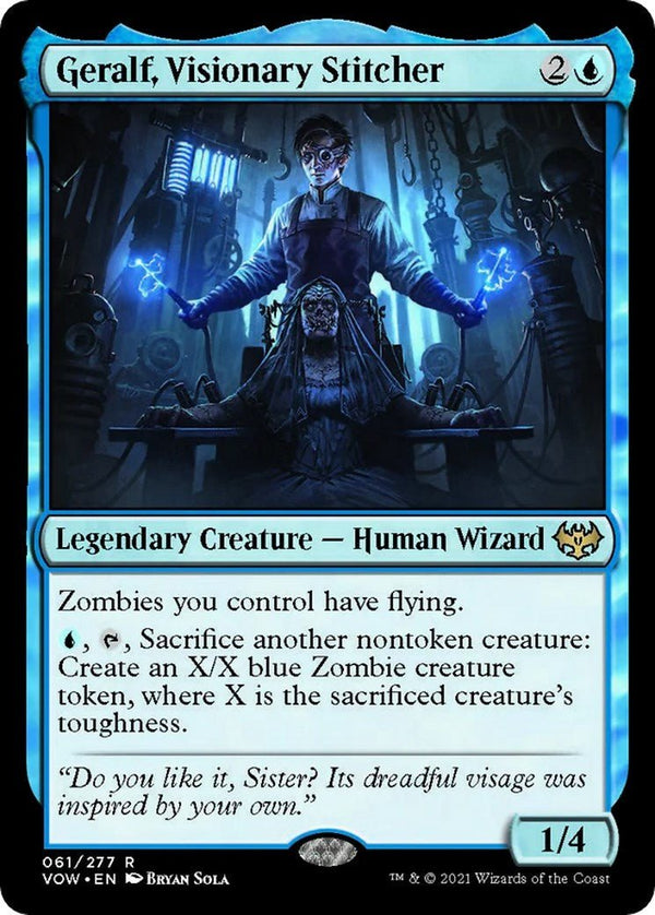 Geralf, Visionary Stitcher [VOW - 61] - Cartes Sportives Rive Sud