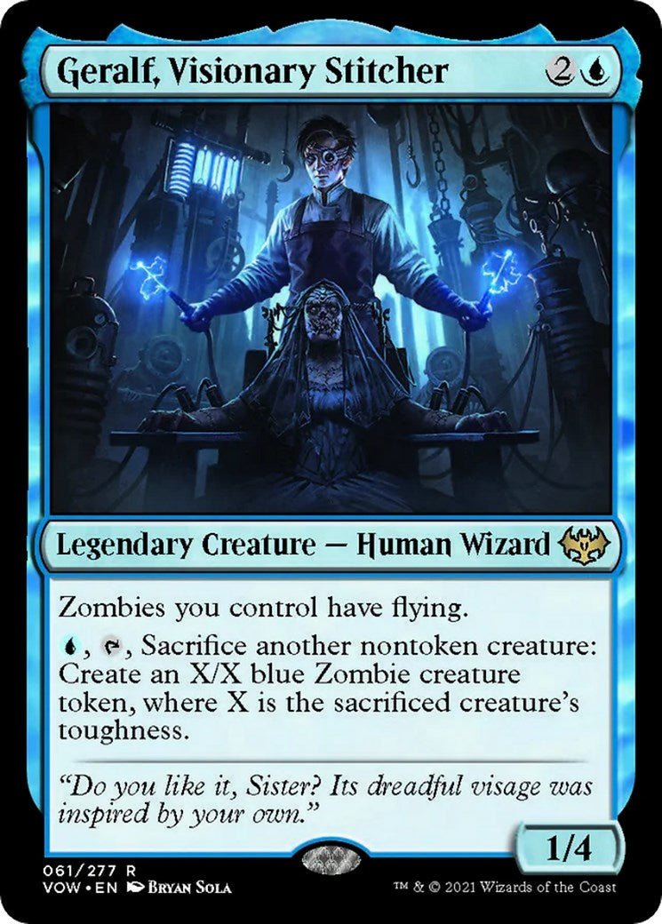 Geralf, Visionary Stitcher [VOW - 61] - Cartes Sportives Rive Sud