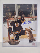 Gerry Cheevers Picture Autographed Authenticated 8X10 - Cartes Sportives Rive Sud