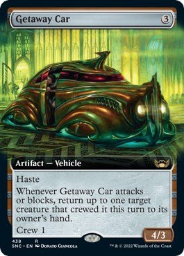 Getaway Car (Extended Art) [SNC - 438] - Cartes Sportives Rive Sud