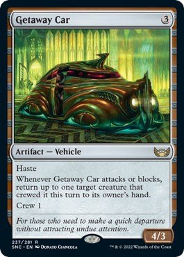 Getaway Car [SNC - 237] - Cartes Sportives Rive Sud