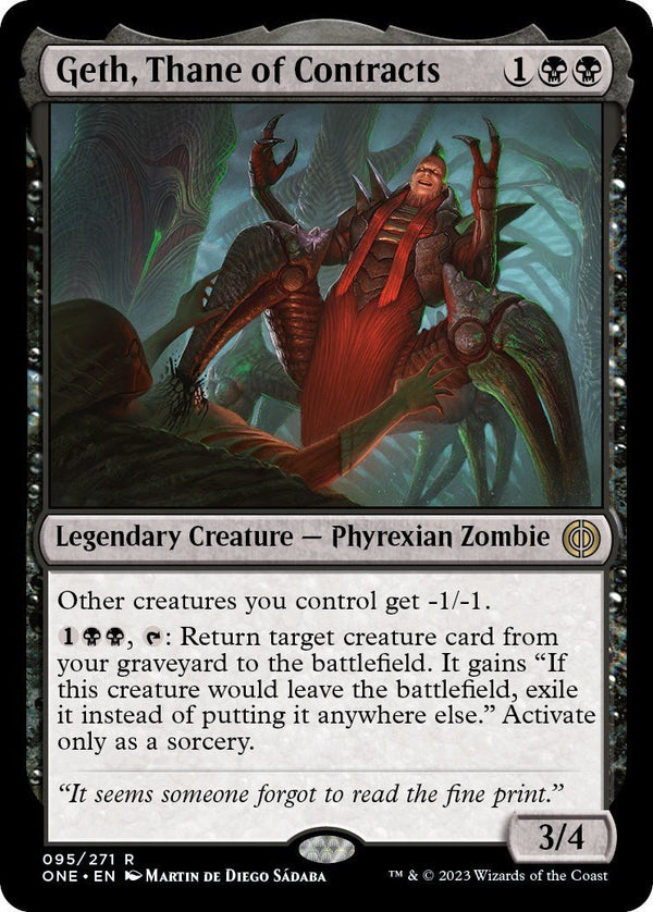 Geth, Thane of Contracts [ONE - 95] - Cartes Sportives Rive Sud