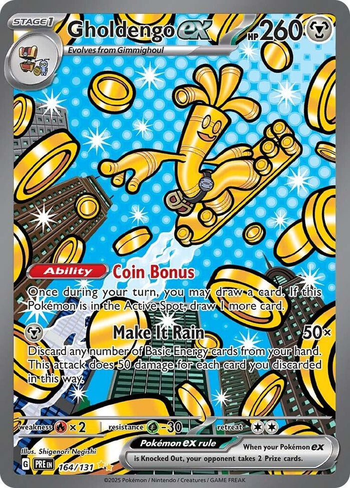 pokemon go coin cards Gholdengo ex [PRE