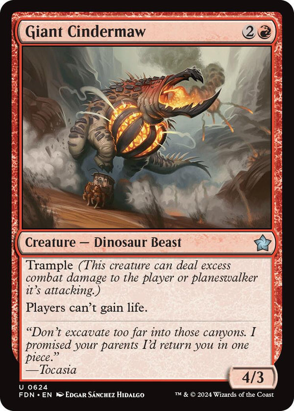 Giant Cindermaw [FDN - 624] - Cartes Sportives Rive Sud