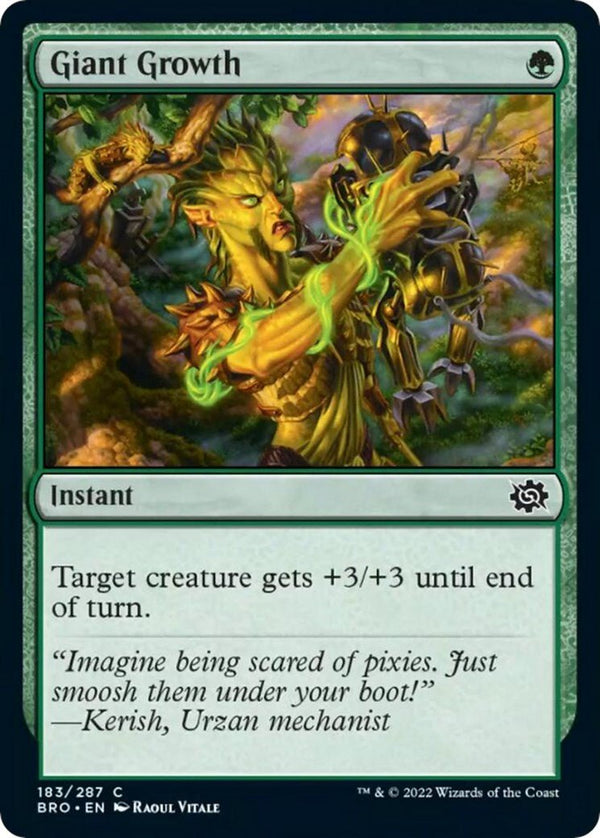 Giant Growth [BRO - 183] - Cartes Sportives Rive Sud