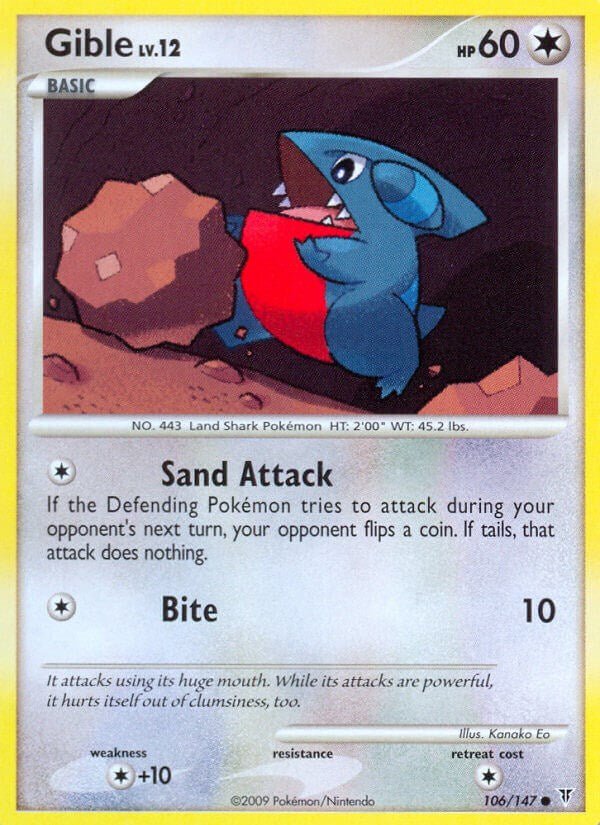Gible [SV - 106] - Cartes Sportives Rive Sud