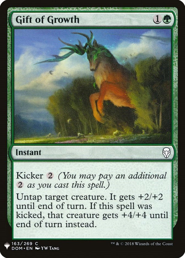 Gift of Growth [LIST - 163] - Cartes Sportives Rive Sud