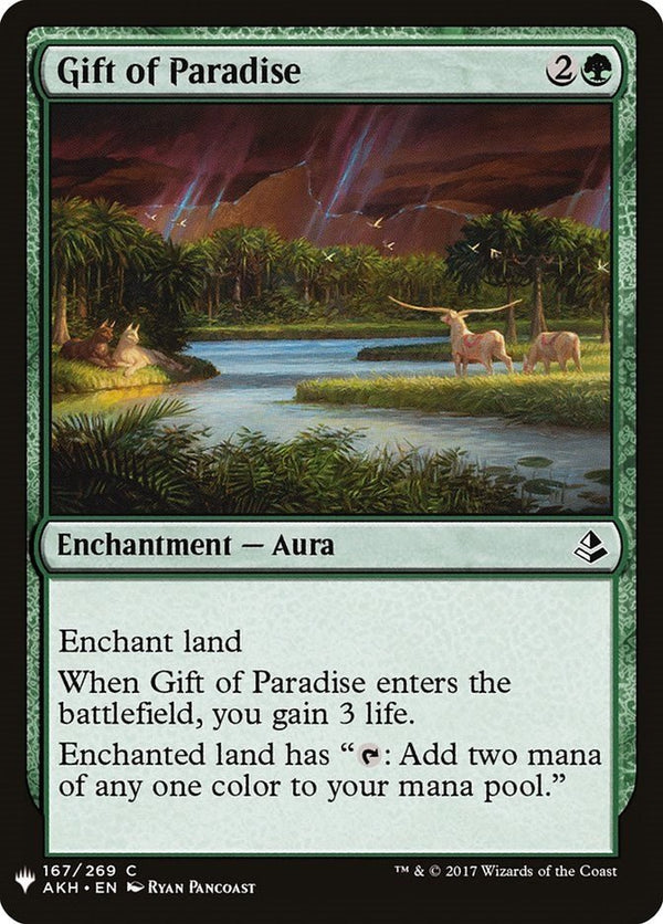 Gift of Paradise [LIST - 167] - Cartes Sportives Rive Sud