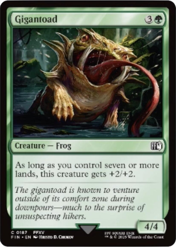 Gigantoad [FIN - 187] - Cartes Sportives Rive Sud