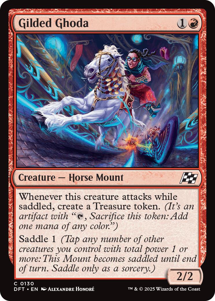 Gilded Ghoda [DFT - 130] - Cartes Sportives Rive Sud