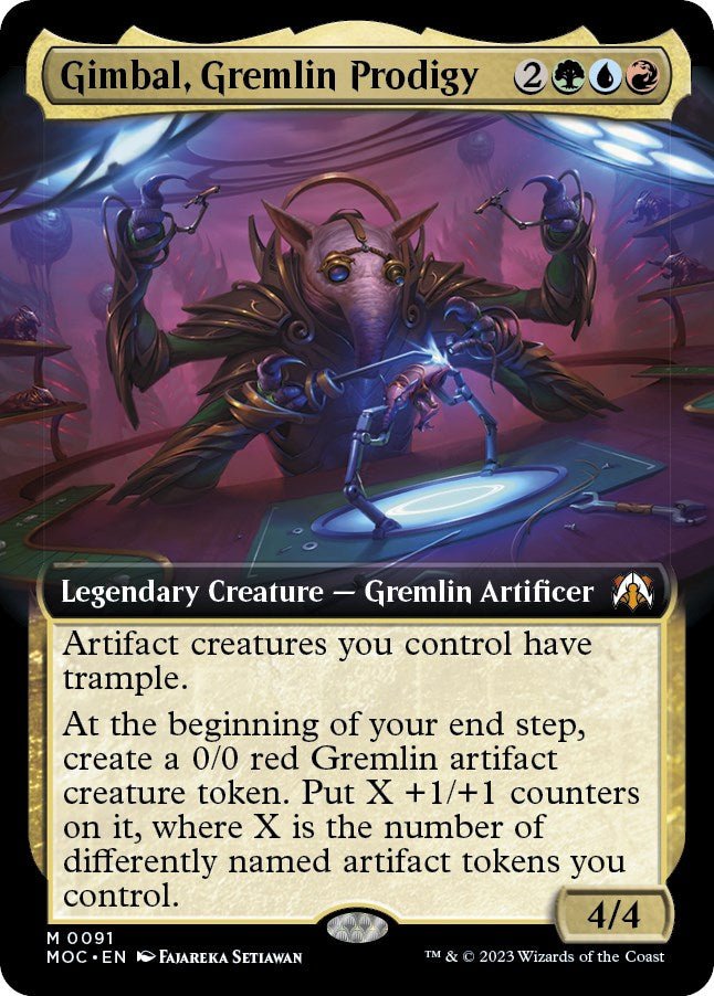 Gimbal, Gremlin Prodigy (Extended Art) [MOC - 91] - Cartes Sportives Rive Sud