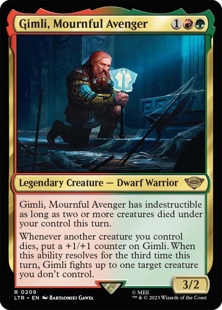 Gimli, Mournful Avenger [LTR - 209] - Cartes Sportives Rive Sud