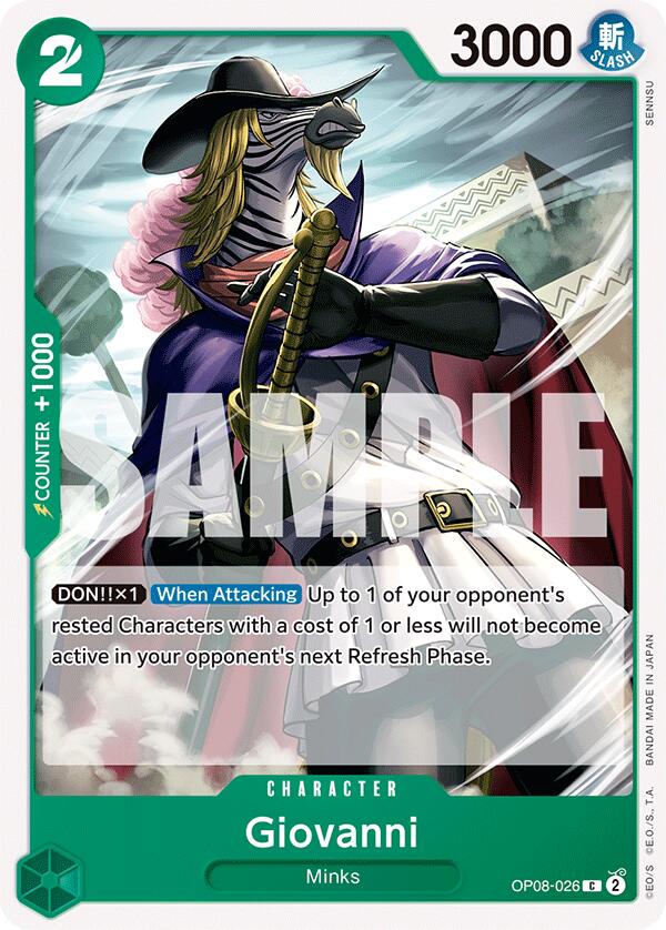 Giovanni [OP08 - OP08 - 026] - Cartes Sportives Rive Sud