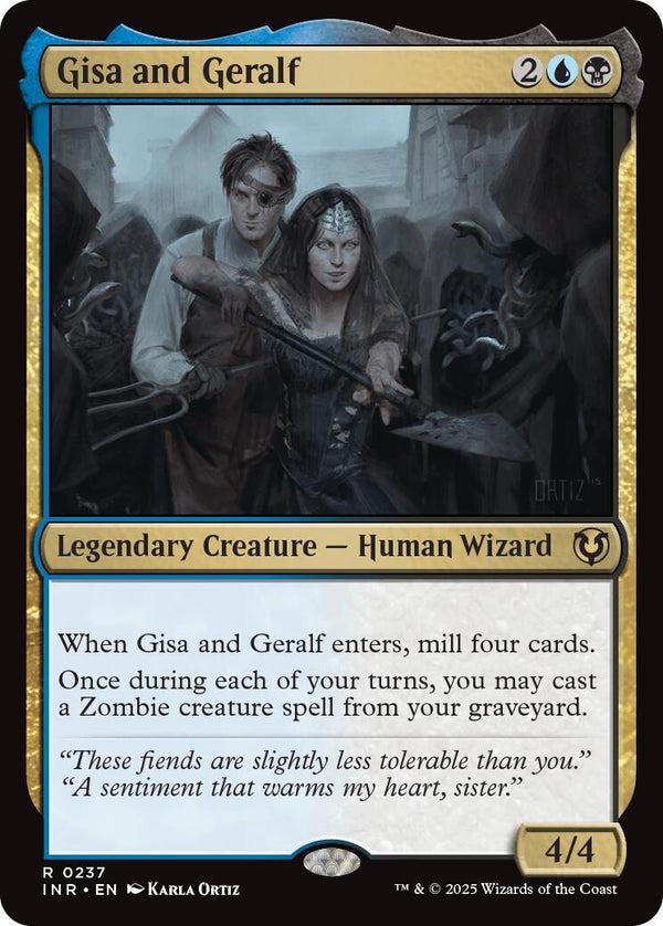 Gisa and Geralf [INR - 237] - Cartes Sportives Rive Sud