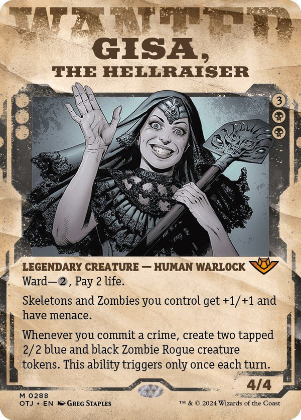 Gisa, the Hellraiser (Showcase) [OTJ - 288] - Cartes Sportives Rive Sud