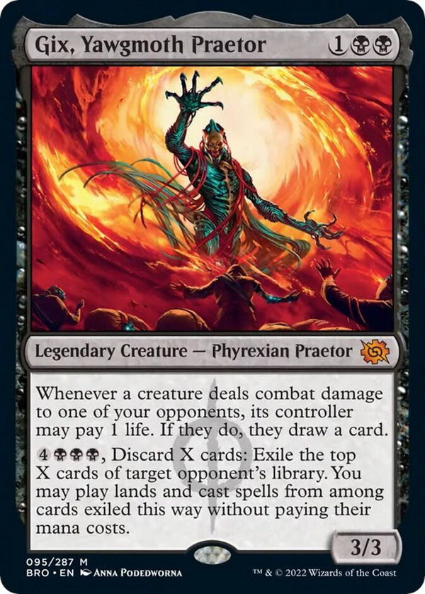 Gix, Yawgmoth Praetor [BRO - 95] - Cartes Sportives Rive Sud