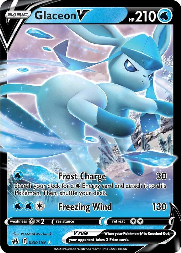 Glaceon V [CRZ - 038/159] - Cartes Sportives Rive Sud