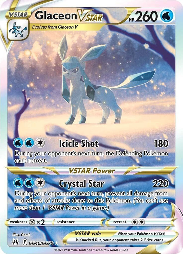 Glaceon VSTAR [CRZ:GG - GG40/GG70] - Cartes Sportives Rive Sud