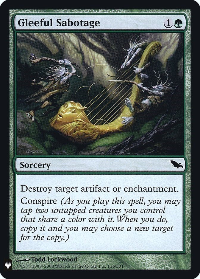 Gleeful Sabotage [LIST - 116] - Cartes Sportives Rive Sud