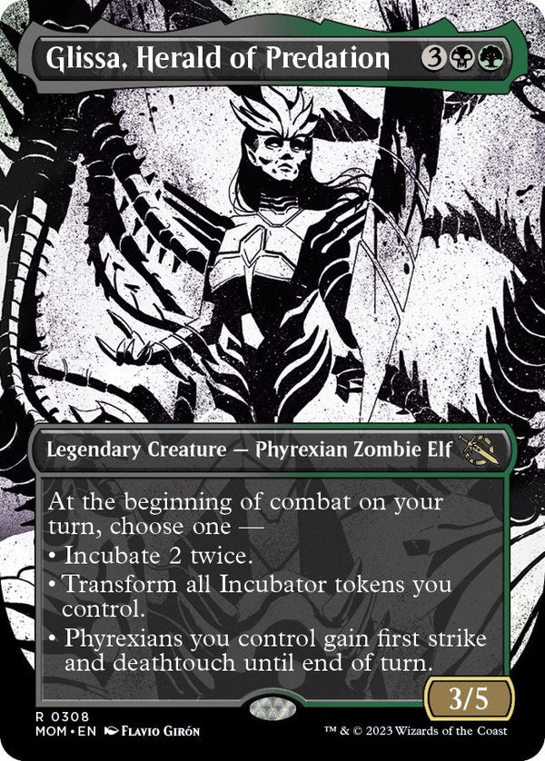 Glissa, Herald of Predation (Showcase) [MOM - 308] - Cartes Sportives Rive Sud