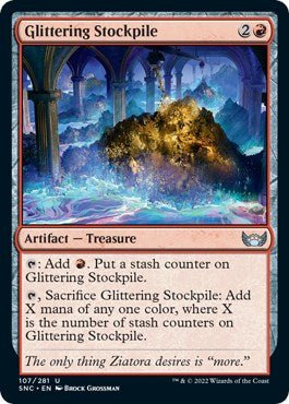 Glittering Stockpile [SNC - 107] - Cartes Sportives Rive Sud