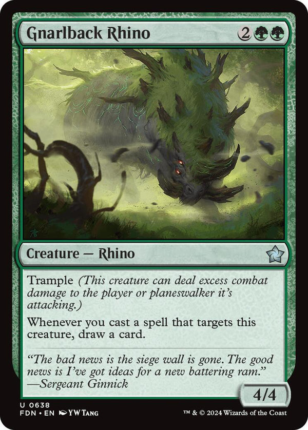 Gnarlback Rhino [FDN - 638] - Cartes Sportives Rive Sud