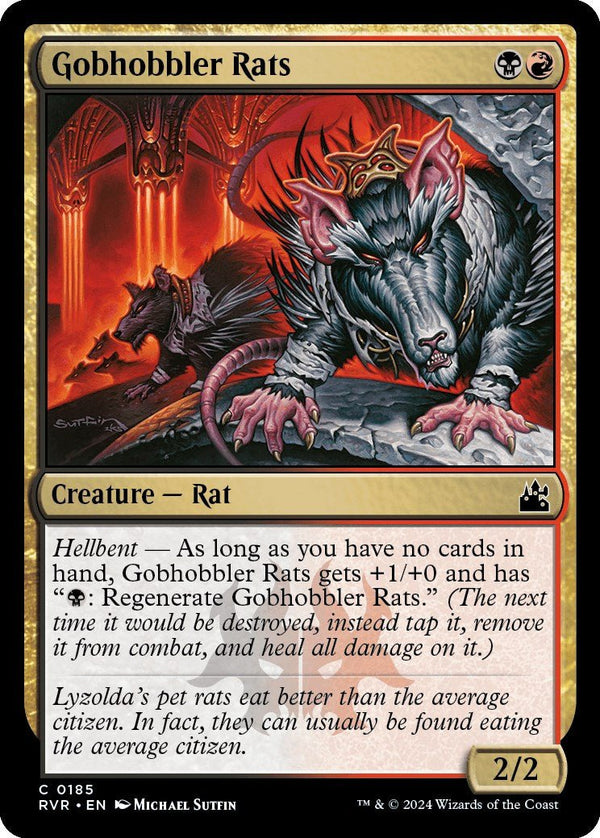 Gobhobbler Rats [RVR - 185] - Cartes Sportives Rive Sud