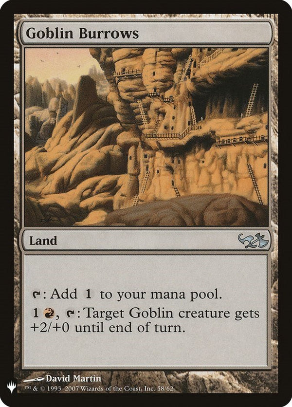 Goblin Burrows [LIST - 58] - Cartes Sportives Rive Sud