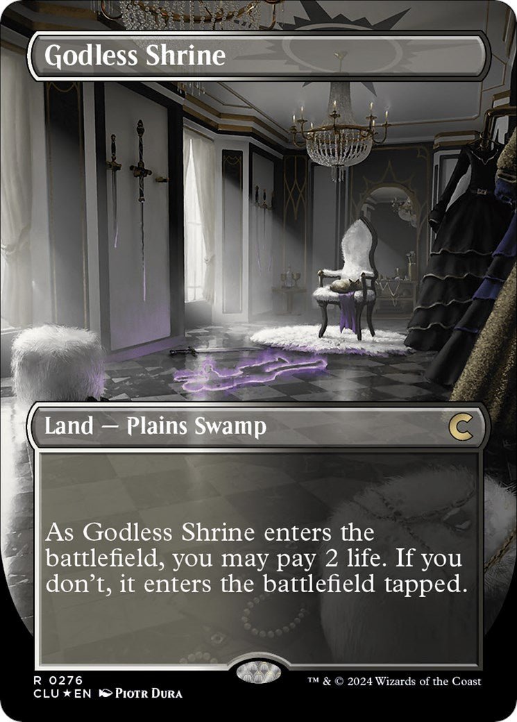 Godless Shrine (Borderless) [CLU - 276] - Cartes Sportives Rive Sud