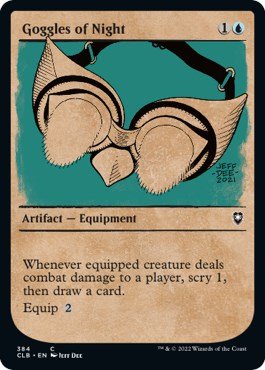 Goggles of Night (Showcase) [CLB - 384] - Cartes Sportives Rive Sud