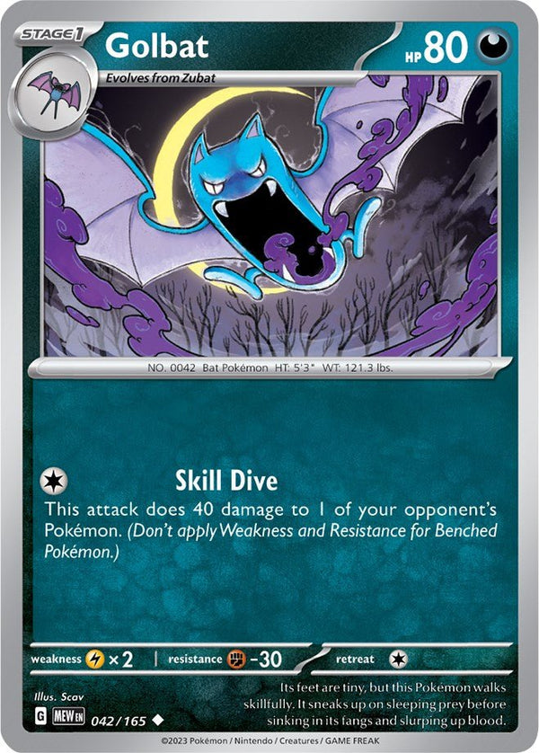 Golbat [MEW - 042/165] - Cartes Sportives Rive Sud