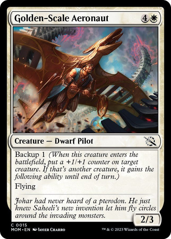 Golden - Scale Aeronaut [MOM - 15] - Cartes Sportives Rive Sud
