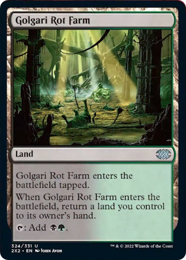 Golgari Rot Farm [2X2 - 324] - Cartes Sportives Rive Sud
