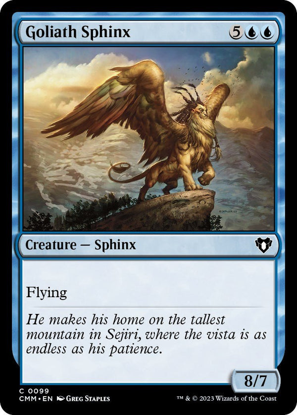 Goliath Sphinx [CMM - 99] - Cartes Sportives Rive Sud
