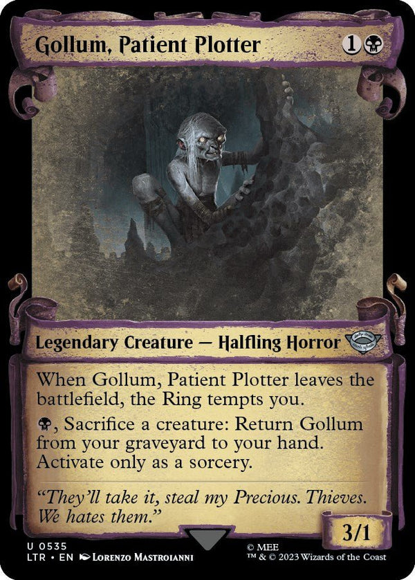 Gollum, Patient Plotter (Showcase Scrolls) [LTR - 535] - Cartes Sportives Rive Sud