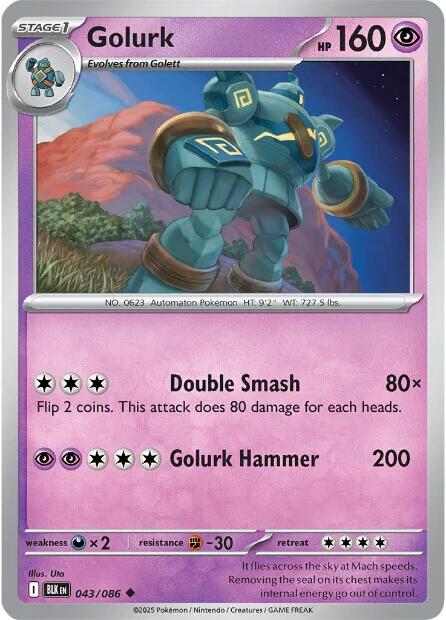 Golurk [BLK - 043/086] - Cartes Sportives Rive Sud