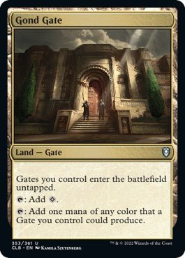 Gond Gate [CLB - 353] - Cartes Sportives Rive Sud